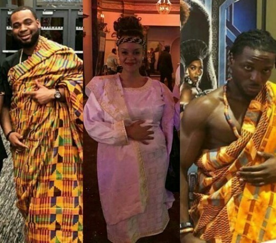 littleblackchats: starsberrisnunicorns:   They thought we were playing 😂     A post shared by The Shade Room (@theshaderoom) on Feb 16, 2018 at 5:57am PST  Bonus 😏:👑#BlackPantherSoLit🔥#WakandaForever✊🏽   FUCKING LOVE THIS 