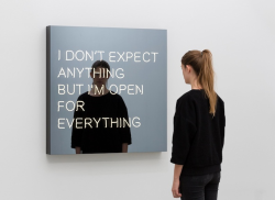 melisica:  Jeppe Hein, ‘I Don’t Expect Anything But I’m Open For Everything’ (2014)  