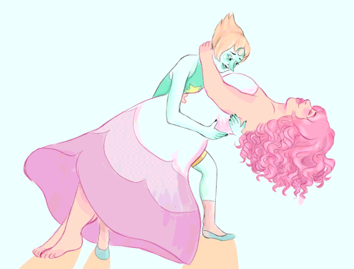 s42a: some angsty pearlrose, my part of an art trade with @trashstar666 <3