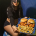 stuffed-bellies-always:Curvy Queen - 2 Big Hamburgers with Fries and Chicken Nuggets