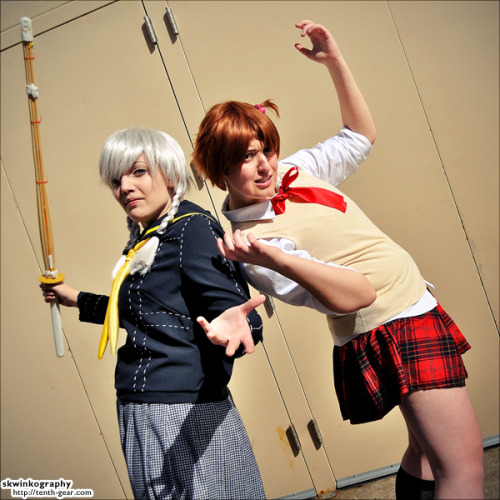 jontheangel:THROWBACK THURSDAYpersona 4, culture festival outfits at katsucon 2011! this was probabl