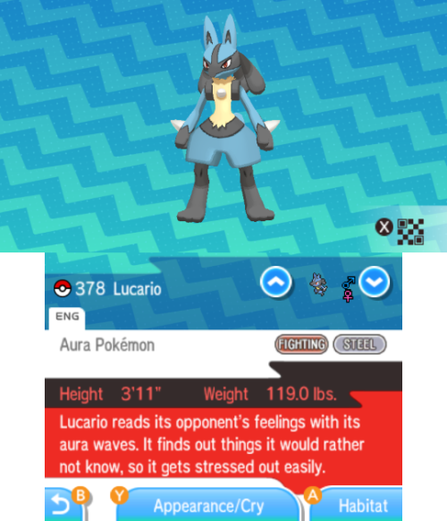 daily-incineroar: chasekip: lucario can hear you being a furry and it gives him depression Vibe chec