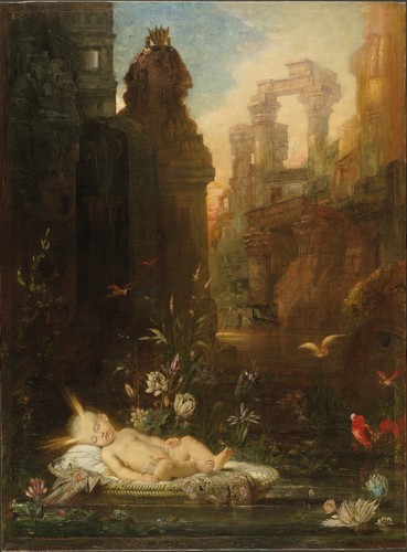 The Infant Moses, Gustave Moreau, c. 1876-c. 1878, Harvard Art MuseumsHarvard Art Museums/Fogg Museu
