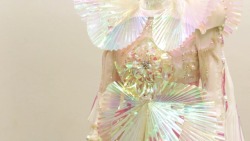 monsieur-j:  Björk’s holographic custom-made Gucci gown for music video ‘the gate’