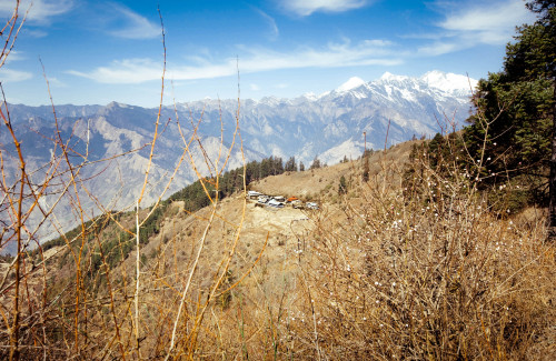 Looking back on Sing Gompa, Rasuwa, Nepal. Photography by BrookR