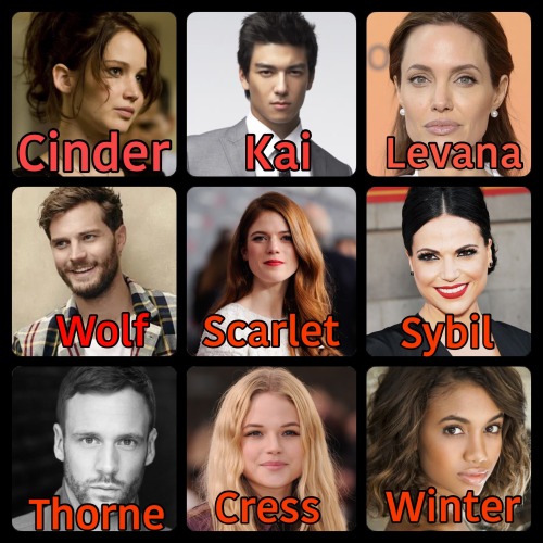 Fan cast: The Lunar Chronicles by Marissa Meyer