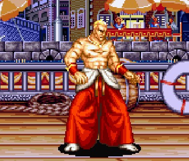 atari5200controller:  The King of Fighters/Fatal Fury boss characters: Geese Howard    I hate you too.