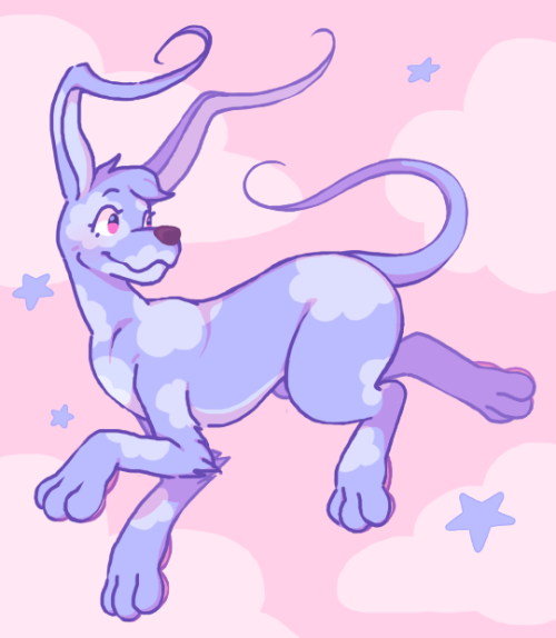 redscout: i drew my gelert ! she’s so pretty ! ☁️