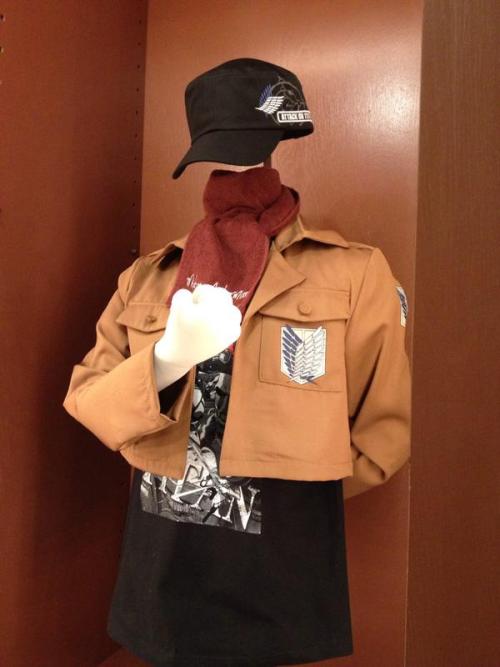  You can now buy Mikasa’s muffler/scarf at SNK THE REAL! (Source)  It costs 2,100 yen!