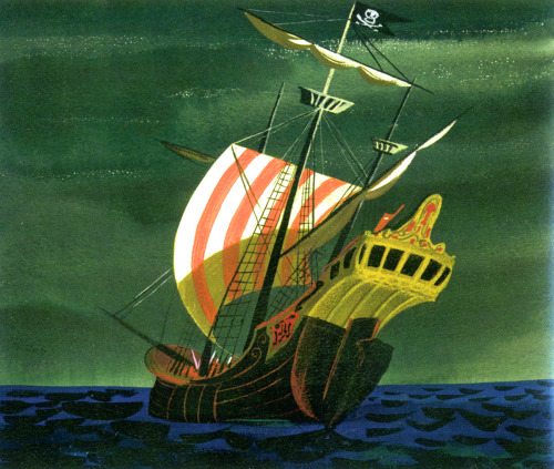 Peter Pan concept art by Mary Blair