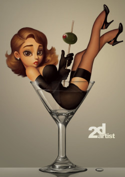 art-of-cg-girls:  Martini Bambi by Serge