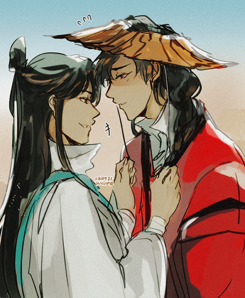 after 1298719 years of not drawing, I fell hard and fast for tgcf; ^_T Some tgcf I drew in the past 