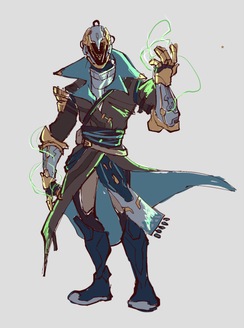 Sketching My Warlock At 1am Why Not