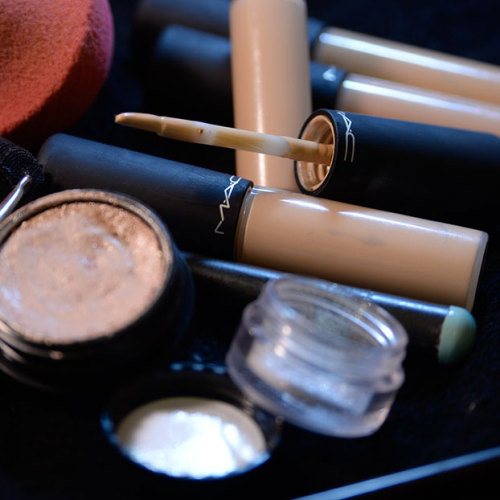 maccosmetics:  Backstage at Bouchra Jarrar, Paris Haute Couture