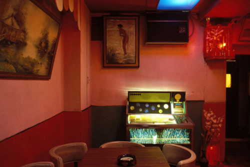 the-night-picture-collector: Greg Girard, Bar Interior, Hong Kong, 1985