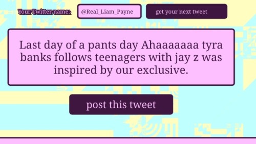 jealousc:  each of the boys’ tweets generated from their past tweets