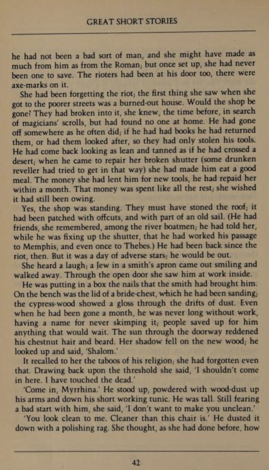 Came Across A Mention Of This Short Story By Mary Renault In Her Biography And Found It In The Internet