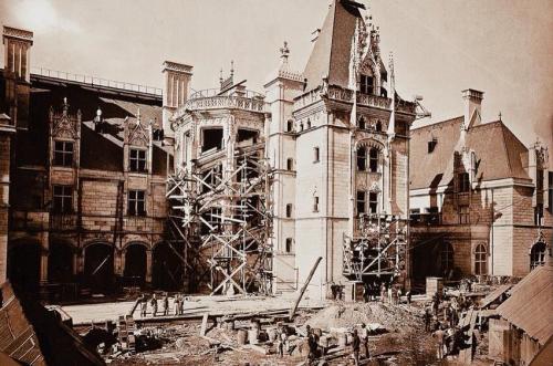 archimaps:The Biltmore Estate under construction, Asheville