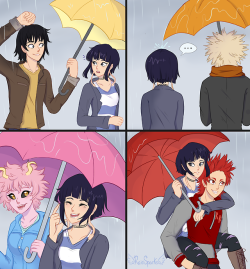 rainsparks:  Kyouka Jirou &amp; rain (ft. Bakusquad)Reposts are okay with credit!