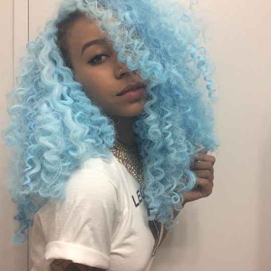 how i did my baby blue crochet braids!! porn pictures