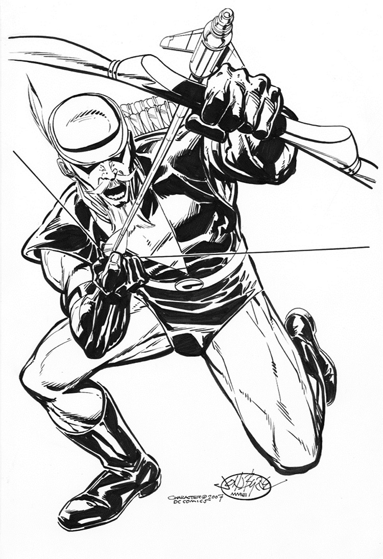 Green Arrow - A series of commissions by John Byrne. 2006-2007.To view the previous