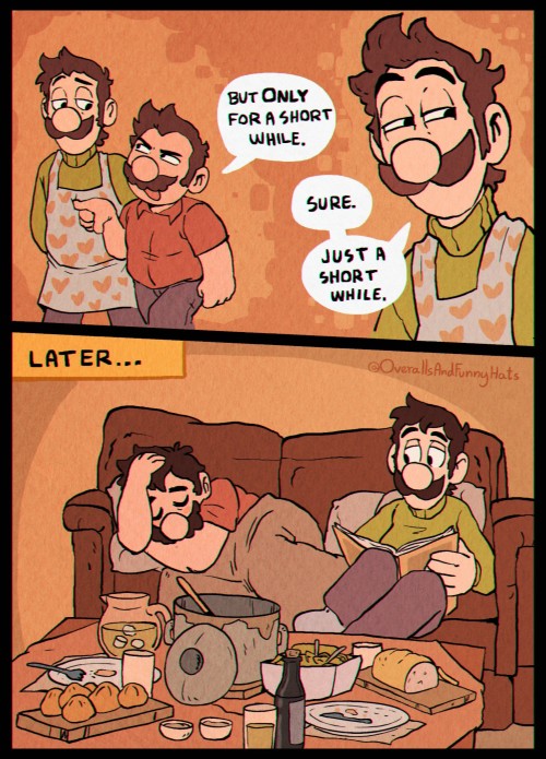 LUIGI IS BEST LITTLE BROTHER!!! (Artist: Overallsandfunnyhats)