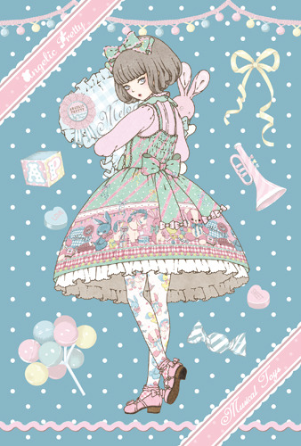 glittertomb:  Kira Imai designs for Angelic Pretty 