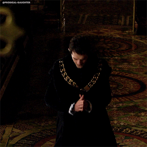 Thomas Cromwell Prays While Anne Boleyn Is Being Executed In The Tower Of London.