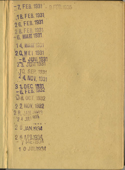 Old library book