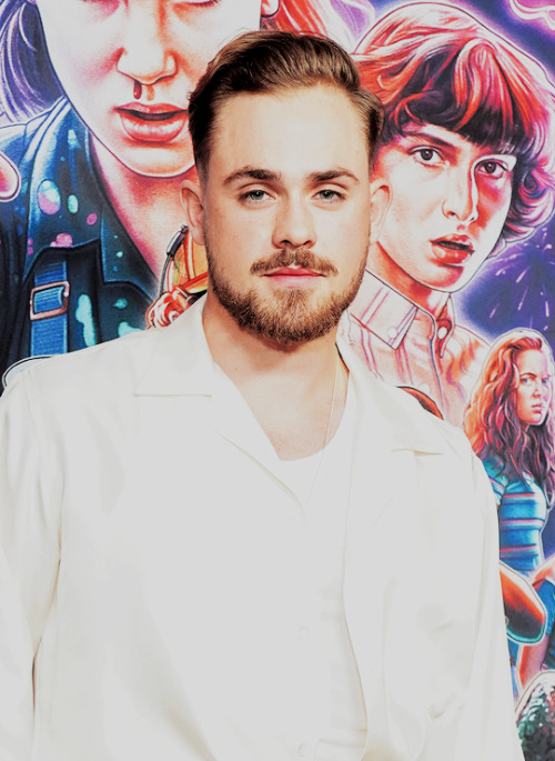 Dacre Montgomery attends a photocall for Netflix’s “Stranger Things” Season 3 at L