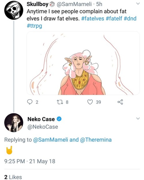 betterlegends:Hey so Neko Case thinks fat elves are dope so I guess we have a definitive answer on t