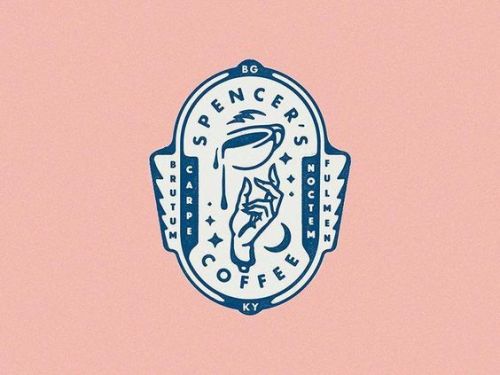 Spencers Coffee Logo design - Branding Inspiration - Logo Design