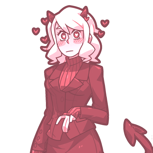 Hai Miss; May I Request Some Icons Of Modeus, Please ? I Prefer Her Monster Camp Appearance, But Helltaker