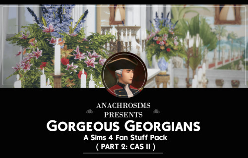 anachrosims-cc:[TS4 CC] GORGEOUS GEORGIANS: CAS II Two new outfits, three recolors, and many, M