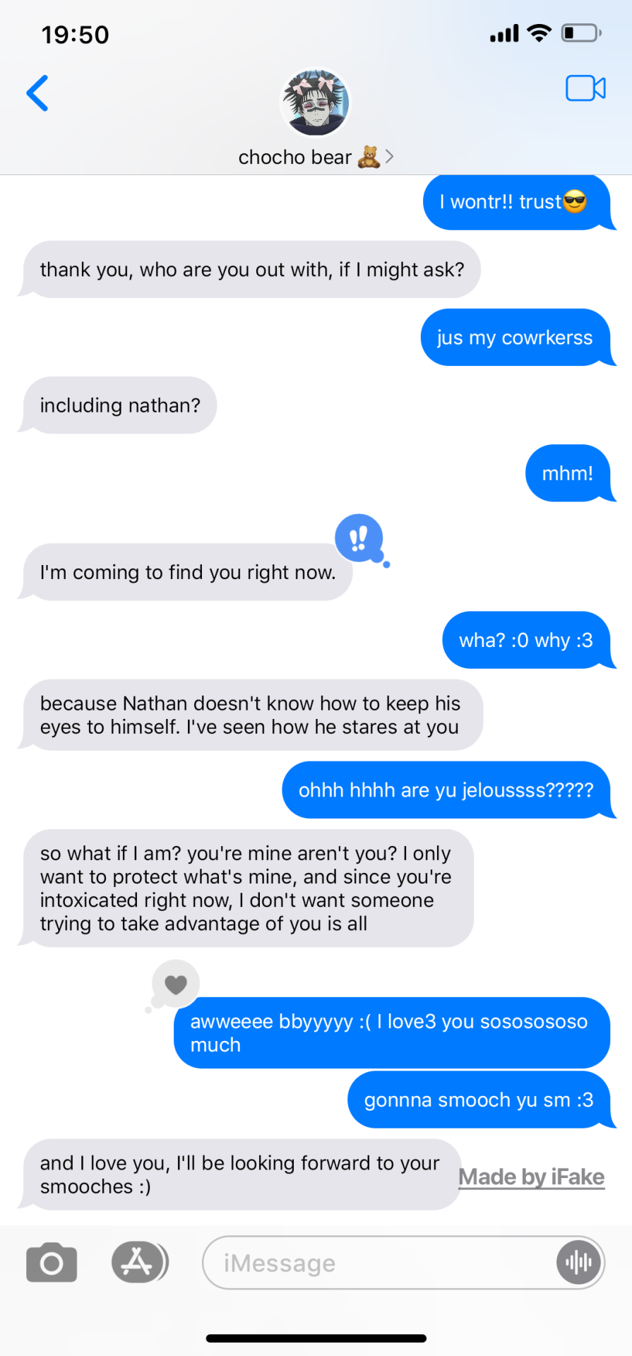 TEXTING THEM WHILE DRUNK