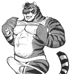 zeke93:  Spookeedoo’s Hot Tiger Character, Asher. [ 1/2/3/4/5 ]