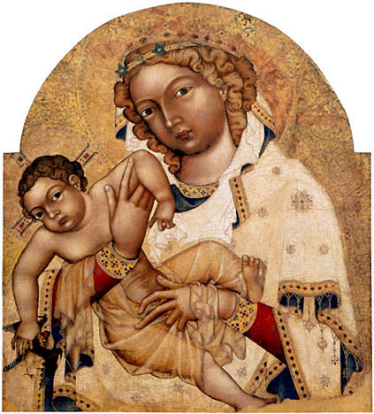 “The Strahov Madonna” 1340s Prague