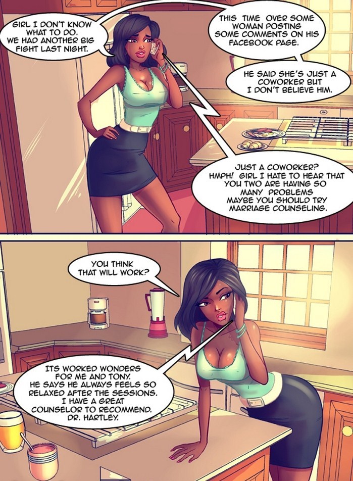 adultcomics34:  Black and white THE MARRIAGE COUNSELOR