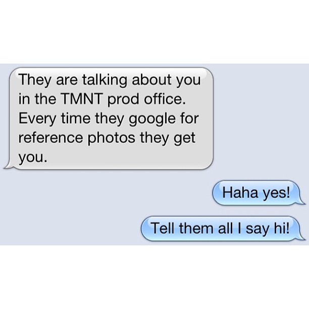 Just got the best text message of my life. I literally have not ever felt this cool