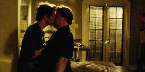 narcissusneverknewme:lousolversons:James Marsden and Jack Black in The D Train (2015). d- did you sa