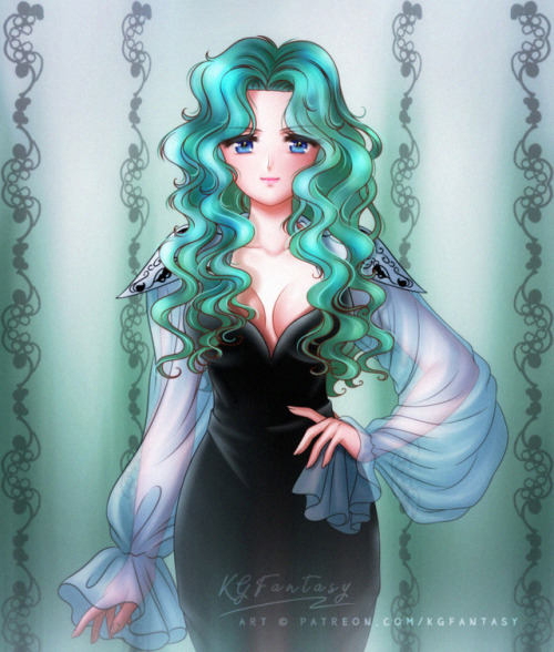 kg-fantasy:Happy Birthday, Michiru!Art by KGFantasywww.patreon.com/kgfantasy