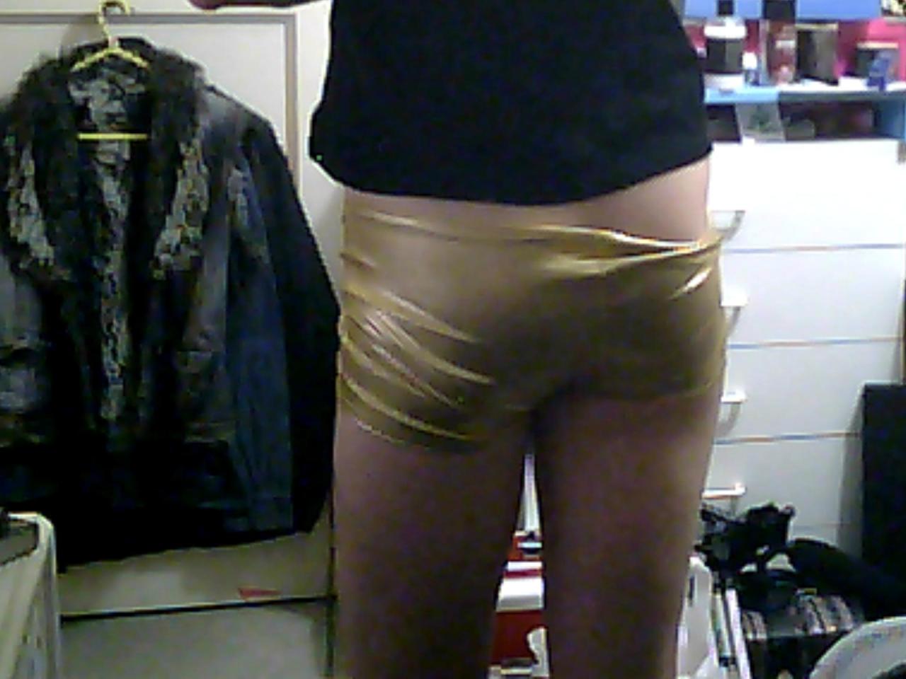   Happy National Underpants Day! (8 / 8)Hurray! Golden booty shorts for dat golden