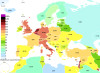 Population and population density in Europe