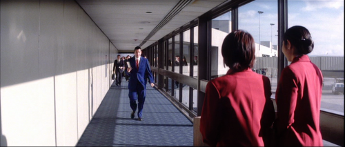 Stills from the 2002 movie Punch Drunk Love starring Adam Sandler. Music by Jon Brion. Cinematograph