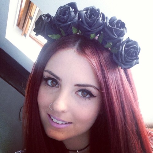 clorebecca: Made my own floral crown and considering making and selling them in different colours. W