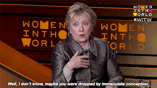 teenagedream:Hillary at the Women In the World Summit - April 6, 2017