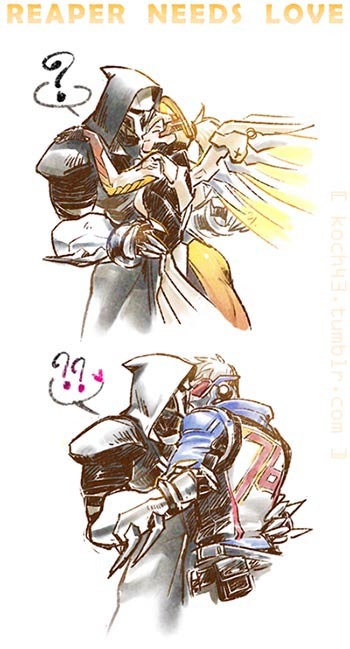 spatsula:  koch43:  Reaper needs love, and hugs. &gt;&gt; [FULLSIZE] Click
