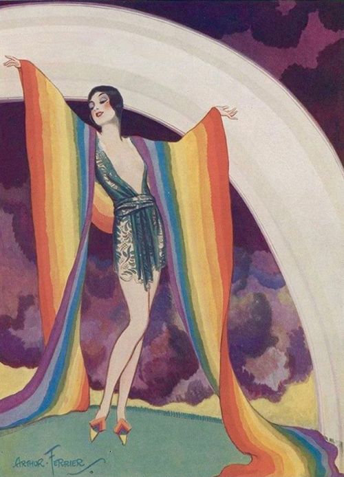 the1920sinpictures: 1928 “The Loot of the Rainbow” by Arthur Ferrier. From The Jazz