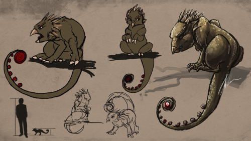 alien creature design for class. its carnivorous. using the little thing on its tail that is suppose