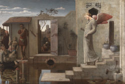 femme-de-lettres:  Large (Wikimedia)This painting, Robert Bateman’s The Pool of Bethesda (1877), depicts a healing pool described in the Gospel of John (5:4): “For an angel went down at a  certain season into the pool, and troubled the water: whosoever